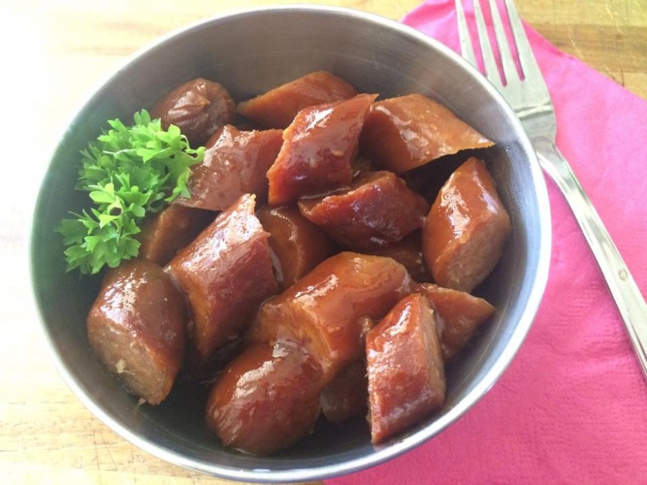 Sausages in BBQ/Mustard sauce Slow Cooker Central