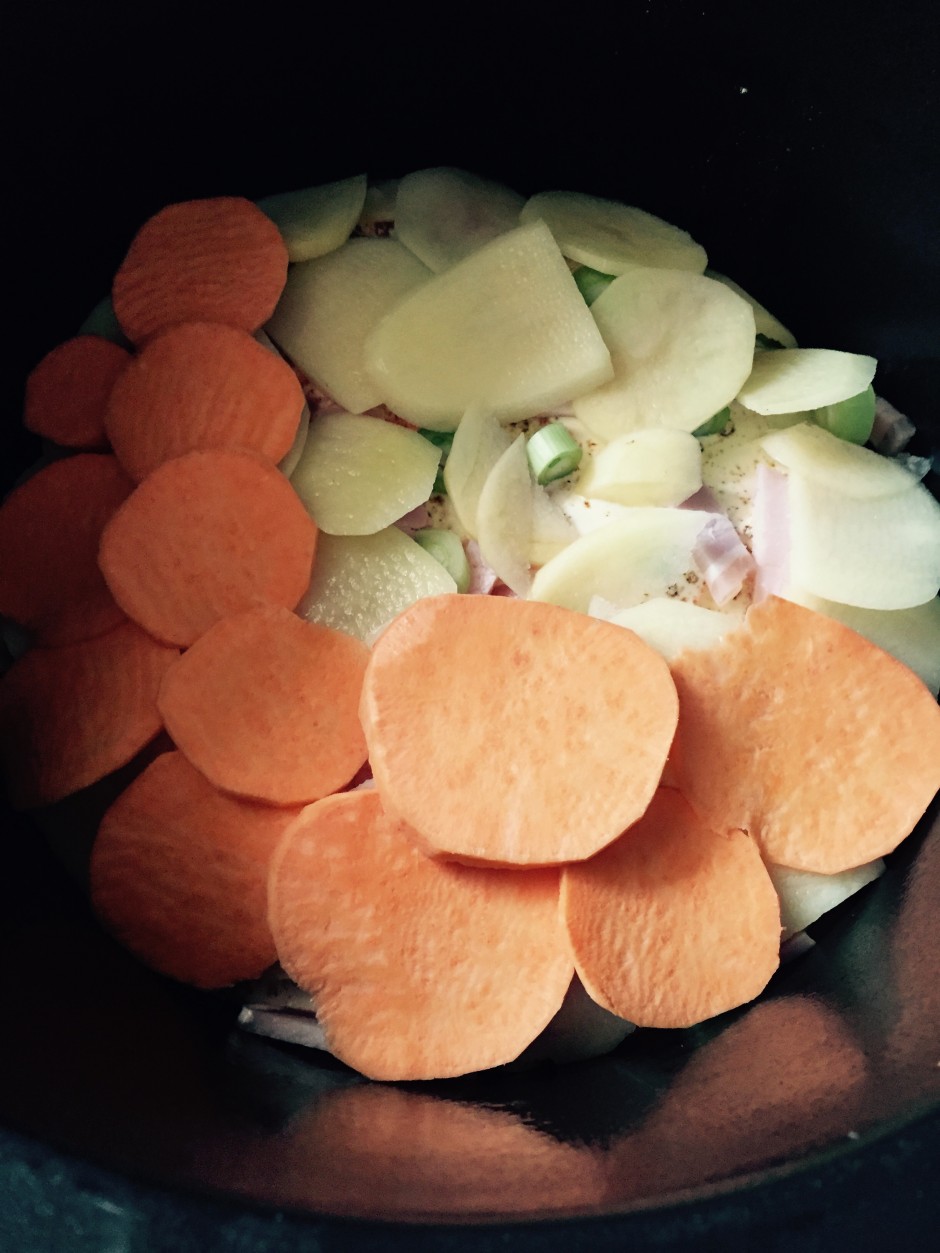 Sweet Potato & Potato Layer Bake Slow Cooker Central