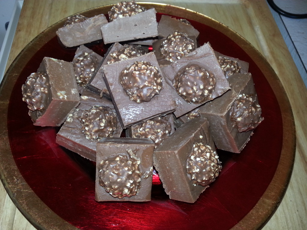 Toblerone Fudge with Ferrero Rochers Slow Cooker Central