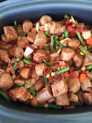 Sausages-and-Tomatoes