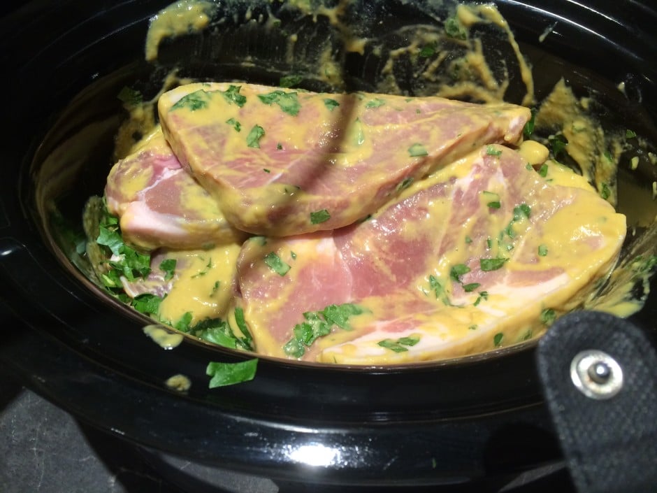 Honey mustard pork chops Slow Cooker Central