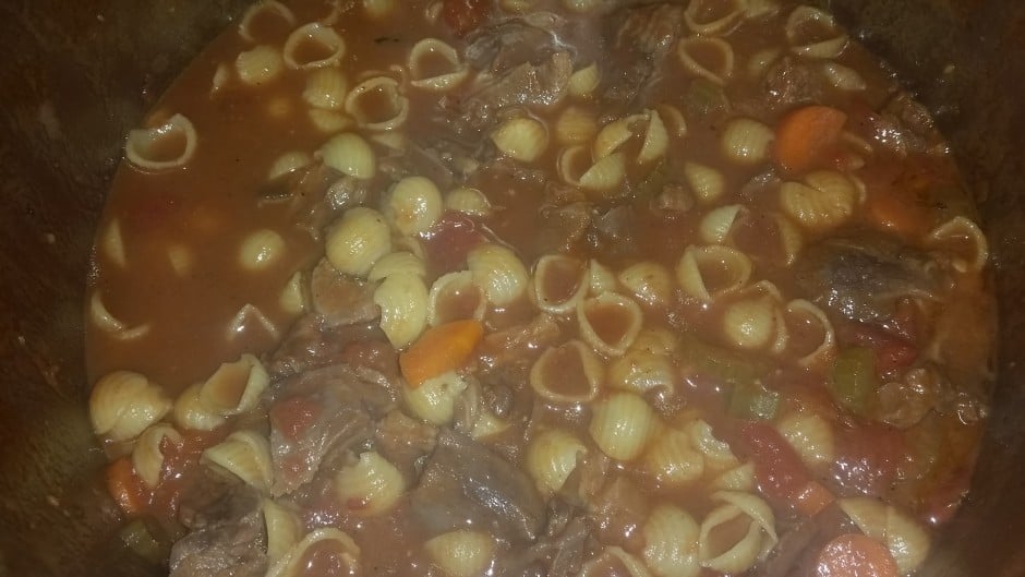 Lamb shank and pasta soup | Slow Cooker Central