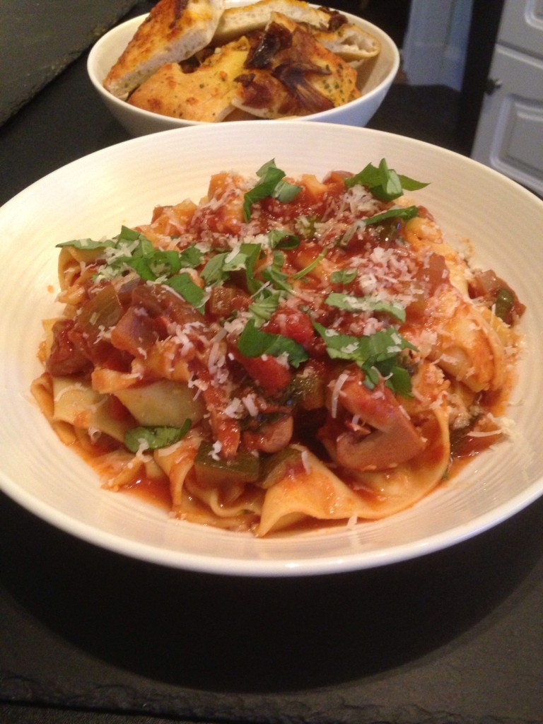 Spicy Pappardelle Vegetarian Pasta Slow Cooker Central