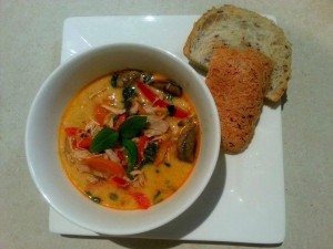 Thai Coconut Chicken Soup