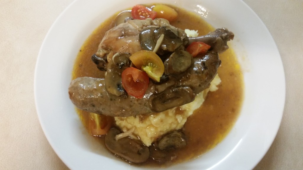 Chicken and Sausage Braise with Mushrooms Slow Cooker Central