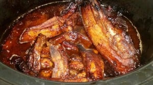 ‘Every sauce’ pork spare ribs