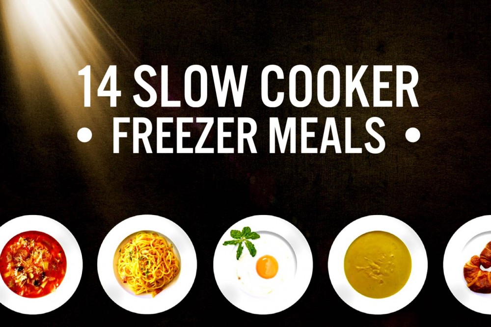 14 Slow Cooked Freezer Meals!! ~ Instructions, Recipes & Shopping Lists