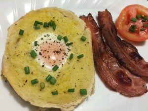 Toad in the Hole - Egg Style