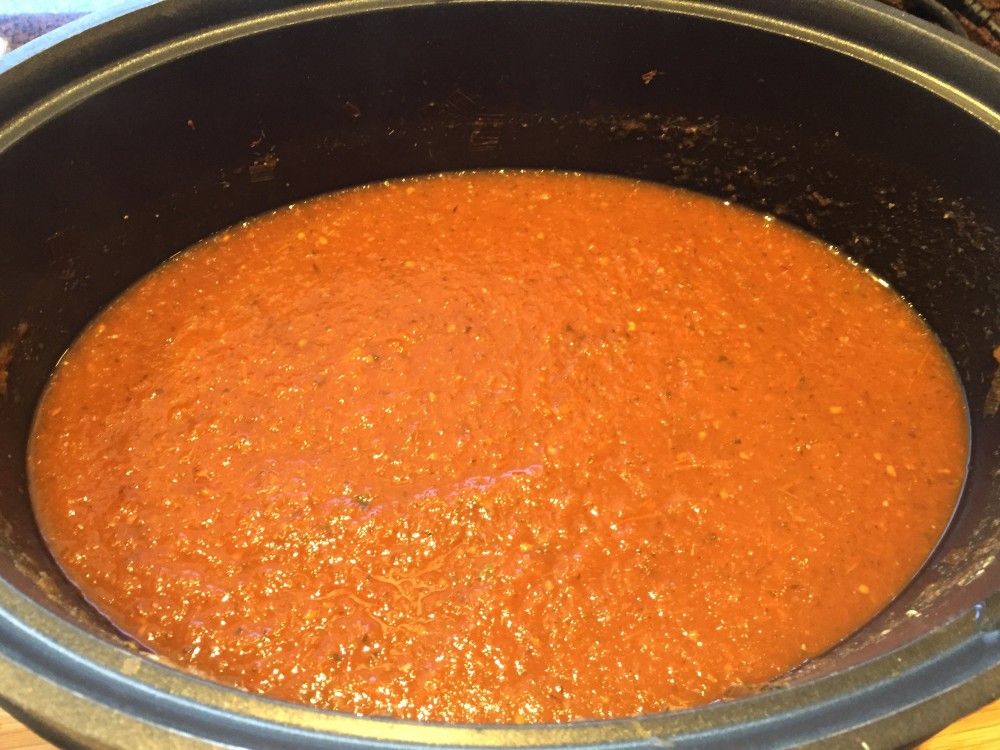 Red wine and Garlic pasta sauce Slow Cooker Central