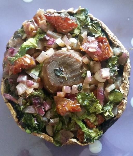 Vegetarian Stuffed Mushrooms | Slow Cooker Central