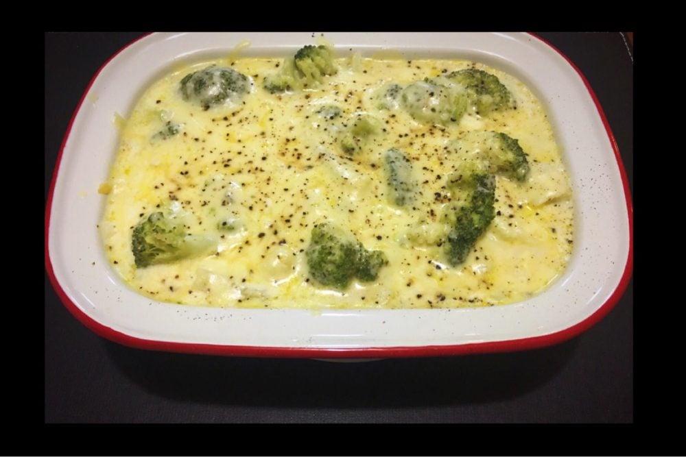 Cheesy Broccoli & Cauliflower Bake Low Carb Slow Cooker Central