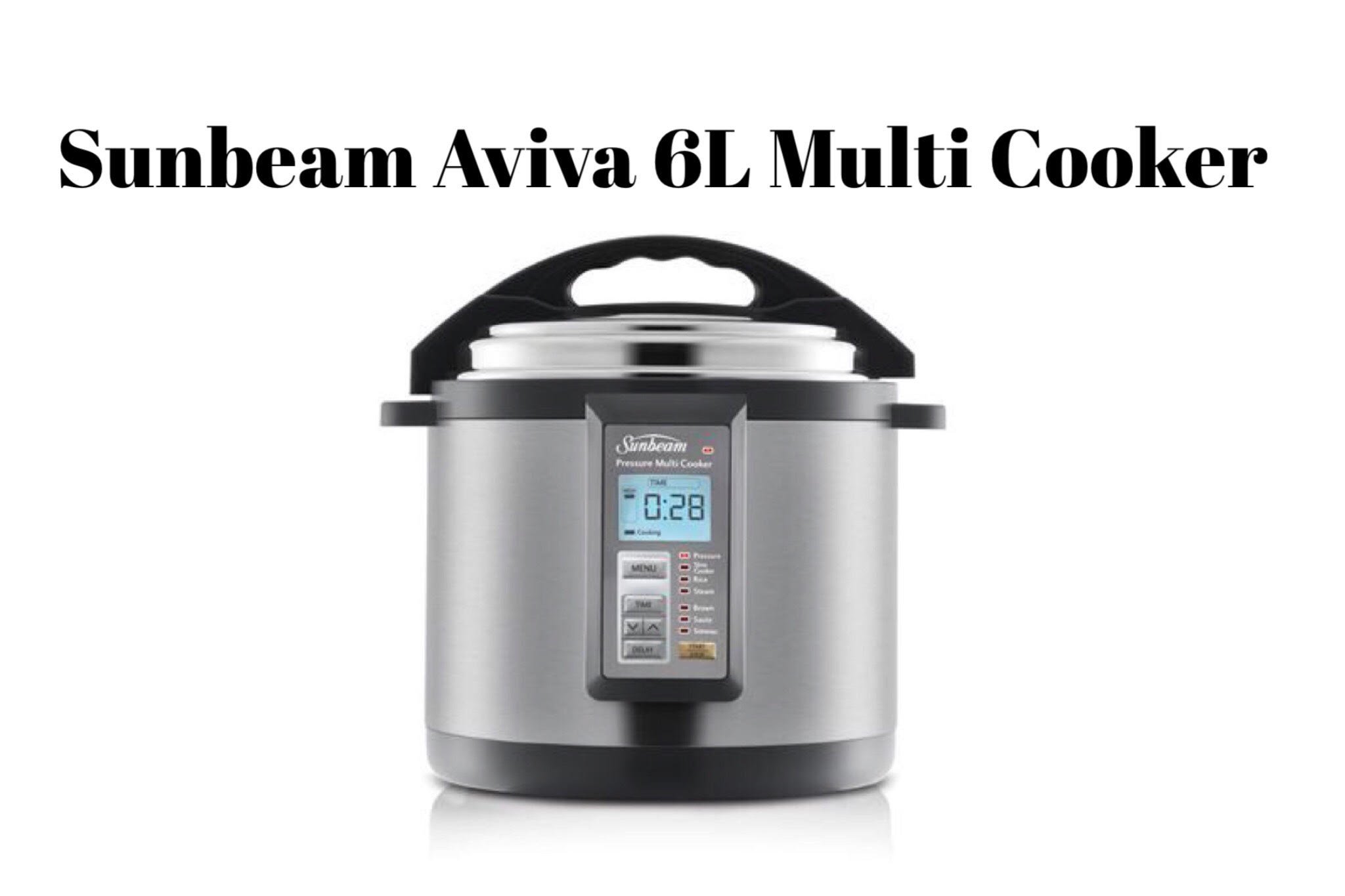 CLEAN Sunbeam Instant Steam Automatic Food & Veggie Steamer Rice Cooker