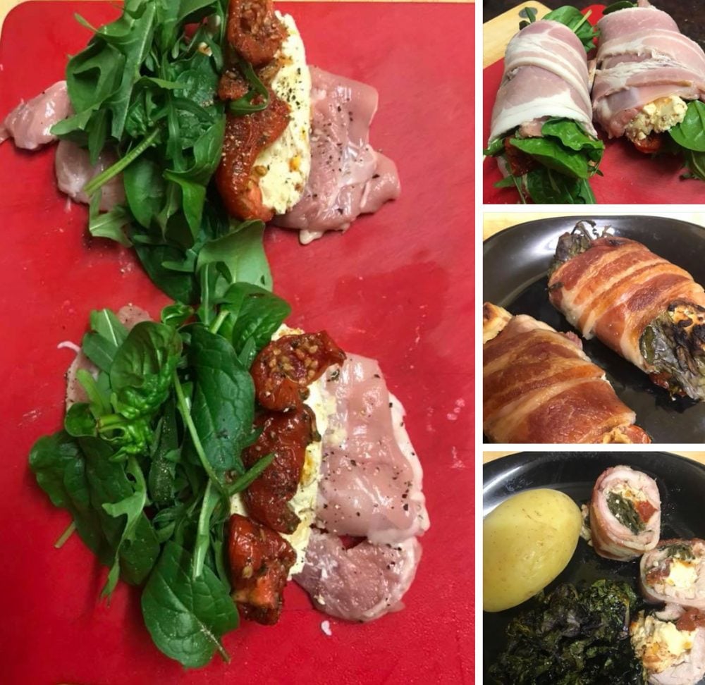 Bacon Wrapped Stuffed Chicken Thighs Slow Cooker Central