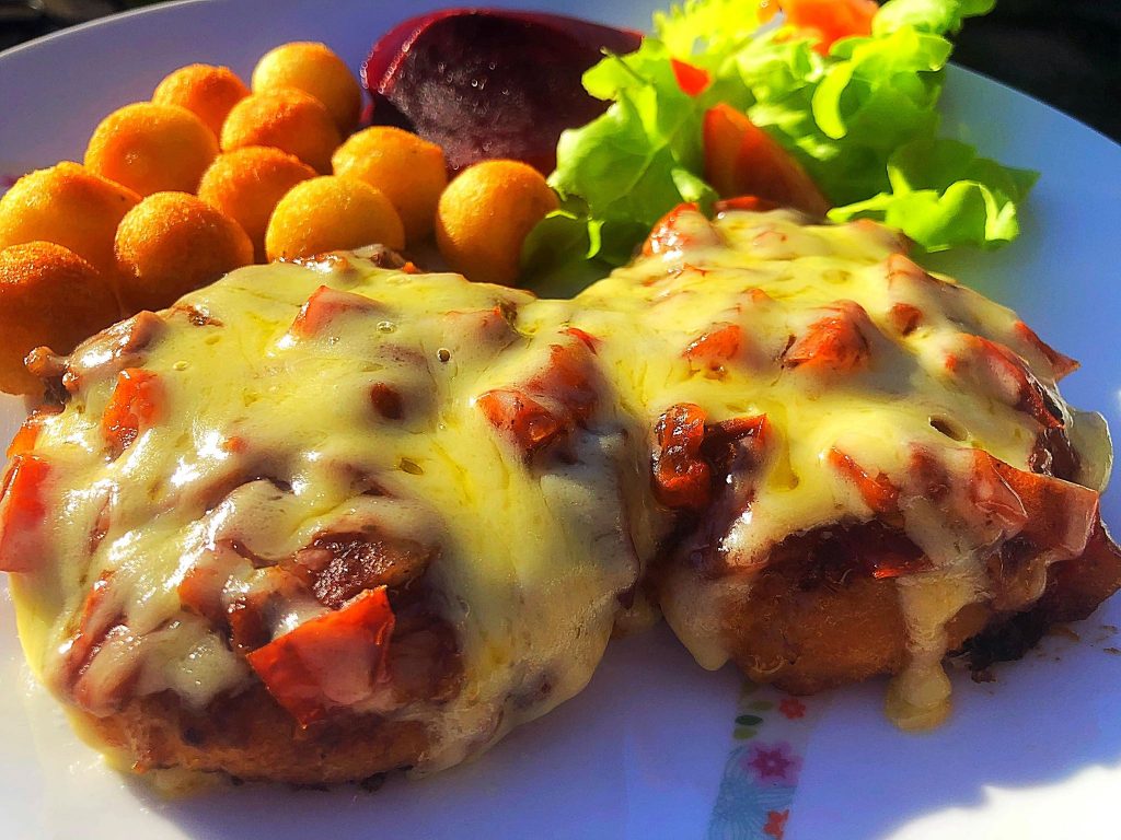 Chicken Schnitty with BBQ Bacon & Cheese Slow Cooker Central