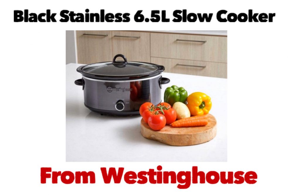 Westinghouse Black Stainless 6.5L Slow Cooker Slow Cooker Central