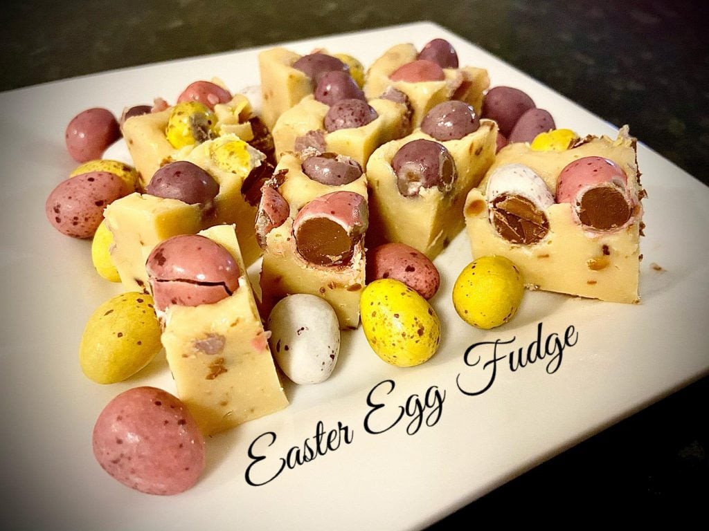 Easter egg fudge