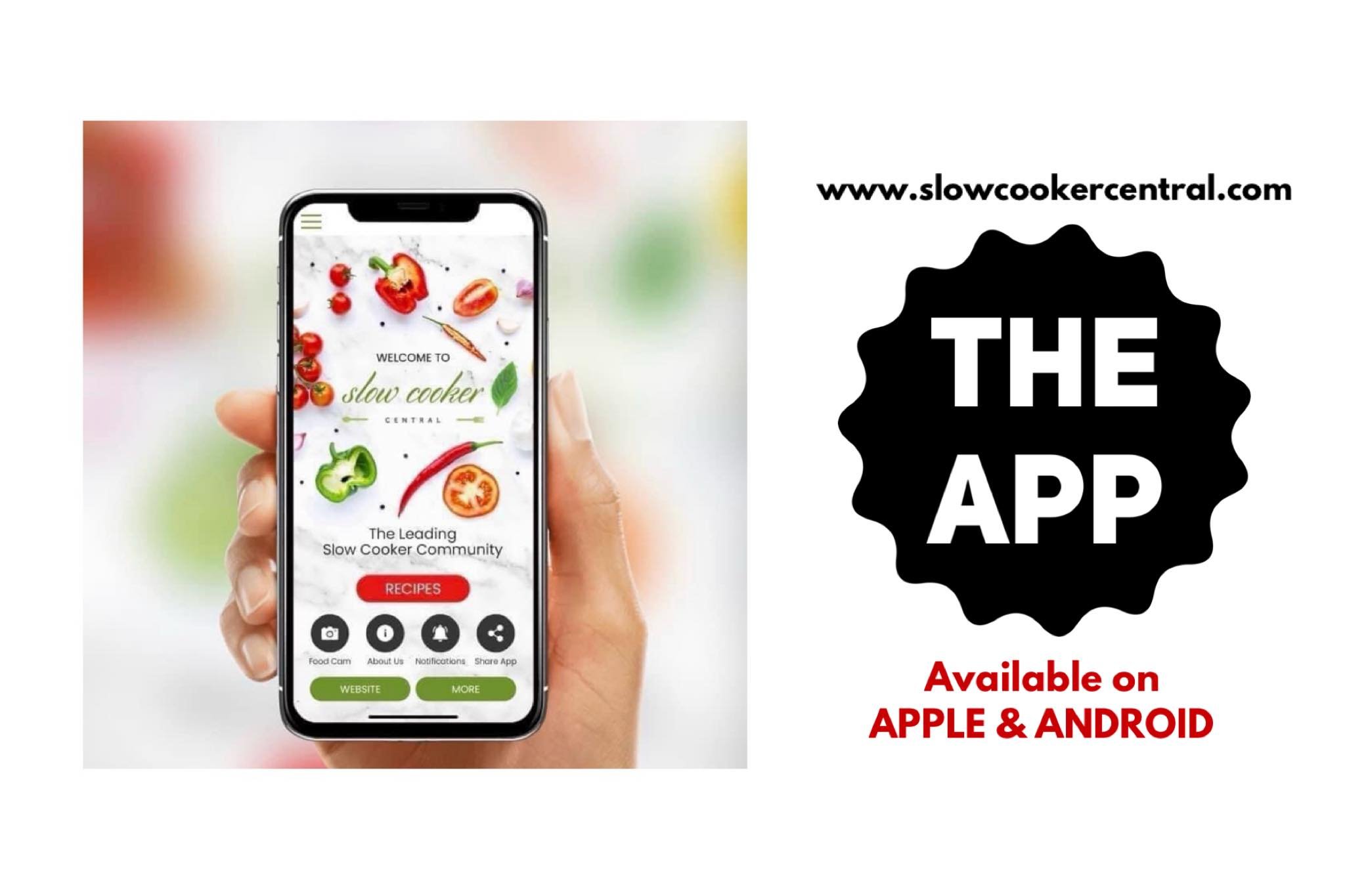 The Slow Cooker Central Mobile Phone App! Slow Cooker Central