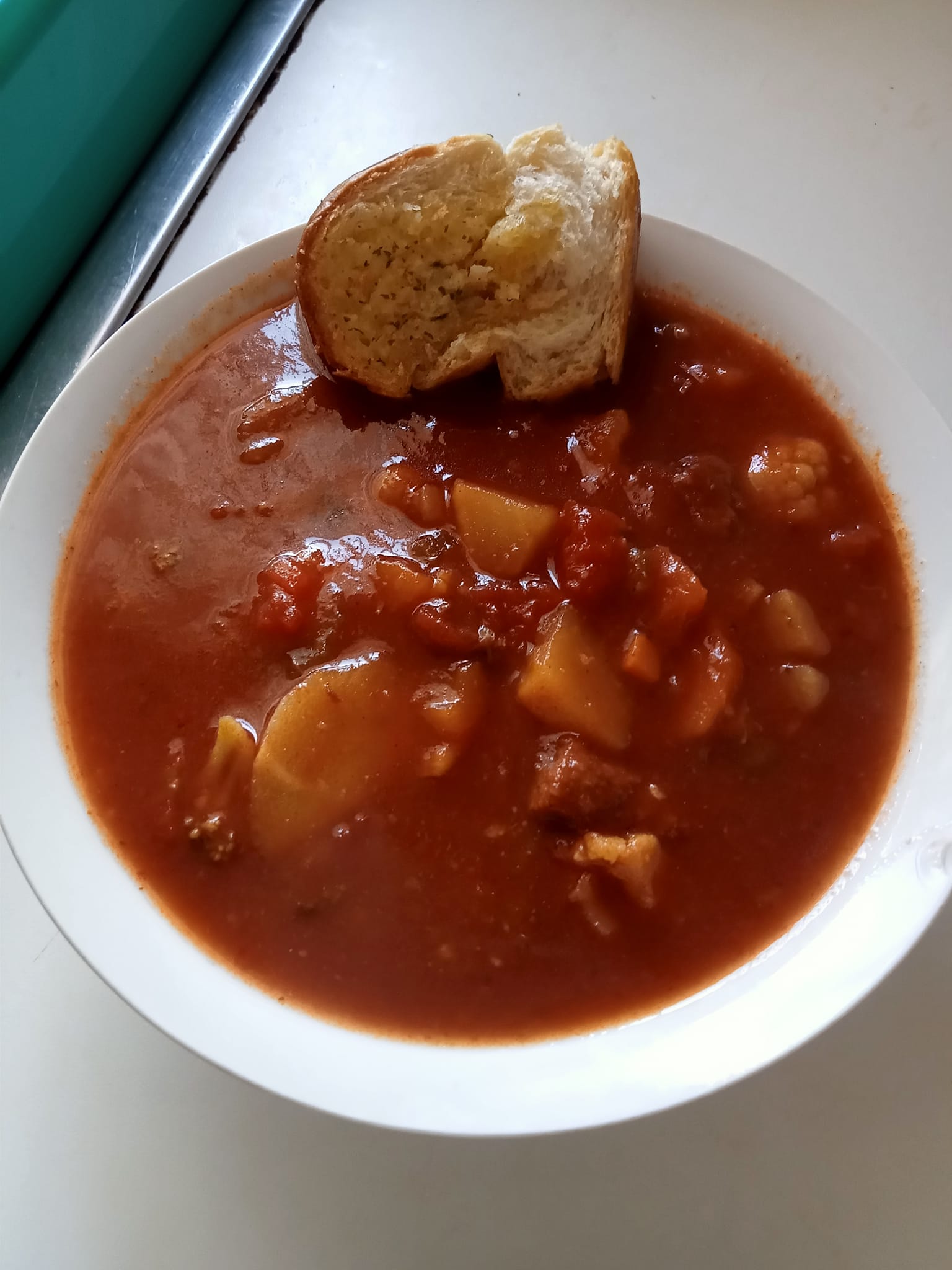 tomato beef vegetable soup