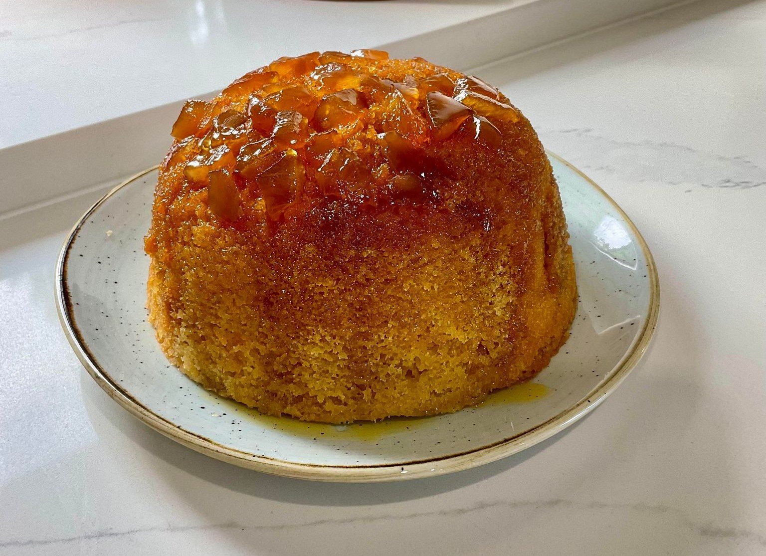 slow cooked ginger syrup pudding
