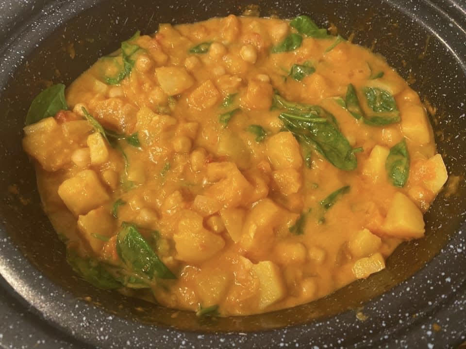 slow cooked potato chickpea curry Slow Cooker Central