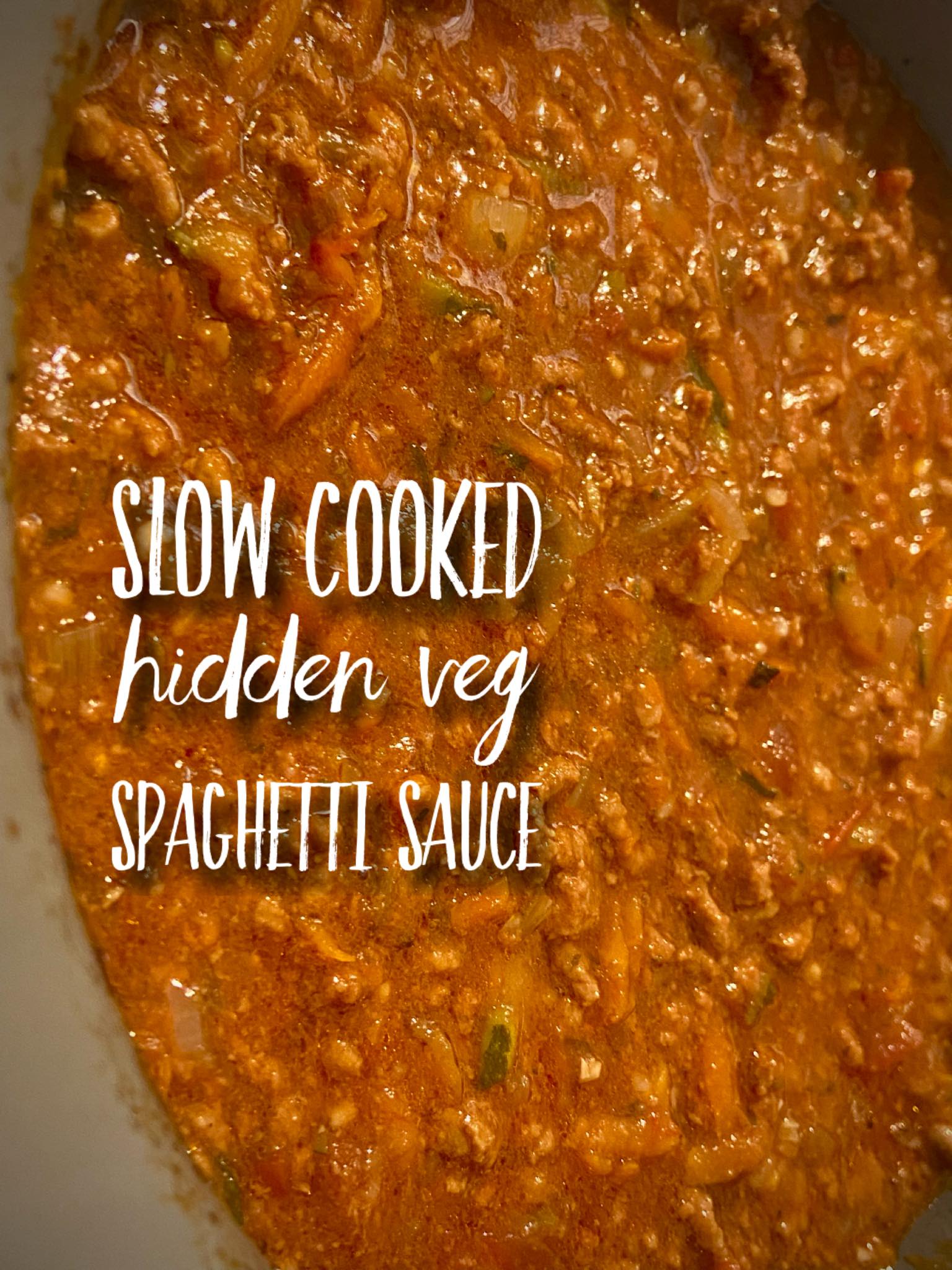 hidden veg spaghetti sauce